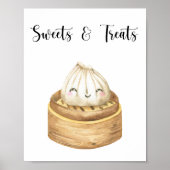 中国の団子 – お菓子やお菓子 ポスター (正面)