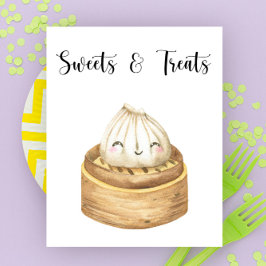 中国の団子 – お菓子やお菓子 ポスター