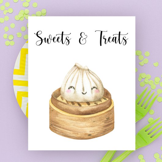 中国の団子 – お菓子やお菓子 ポスター