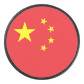 中国の国旗 アイスホッケーパック (正面)