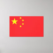 中国の国旗 キャンバスプリント (正面)