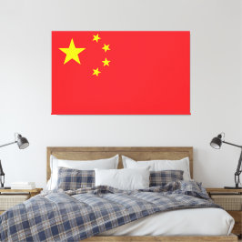 中国の国旗 キャンバスプリント