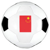中国の国旗 サッカーボール (回転)