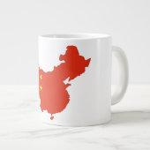 中国の国旗 ジャンボコーヒーマグカップ (正面右)