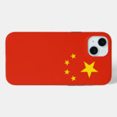 中国の国旗 Apple iPhone 15 Plus カー Case-Mate iPhoneケース (裏面 (横))