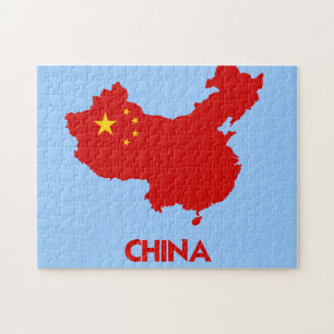 中国の地図 ジグソーパズル