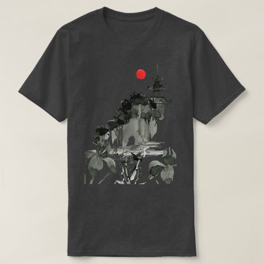 中国の墨 Tシャツ (デザイン正面)