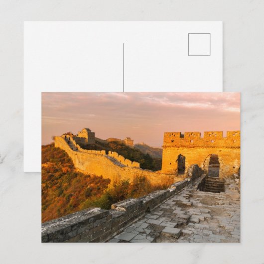 中国の壁 ポストカード (正面/裏面)