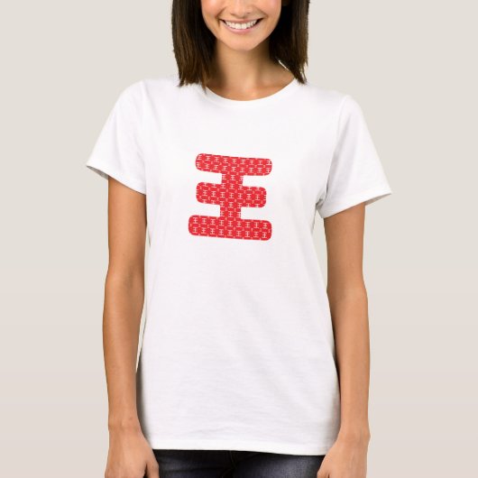 中国の姓Tシャツ Tシャツ (正面)