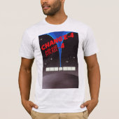 中国の宇宙アート、嫦娥4号 Tシャツ (正面)