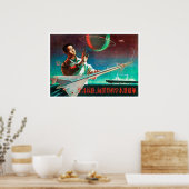 中国の宇宙レトロポスタープロパガンダ ポスター (キッチン)