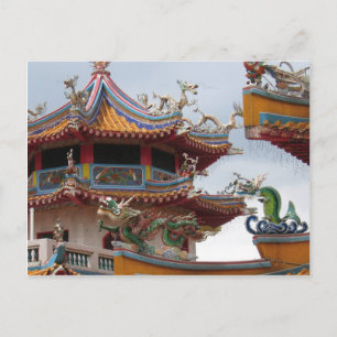 中国の寺 ポストカード