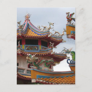 中国の寺 ポストカード