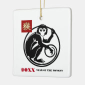 中国の年カスタム年 セラミックオーナメント (左)