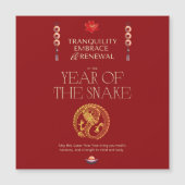 中国の年賀状 (正面)