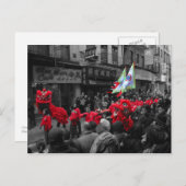 中国の年賀状 シーズンポストカード (正面/裏面)