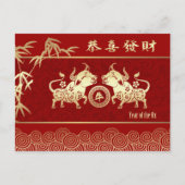 中国の年 ポストカード (正面)