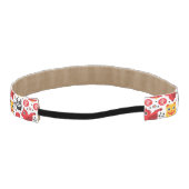 中国の幸運な猫、ドラゴンおよびパンダ アスレチックヘッドバンド (裏面)