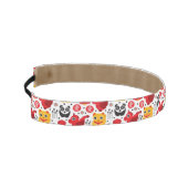 中国の幸運な猫、ドラゴンおよびパンダ アスレチックヘッドバンド (左)