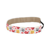 中国の幸運な猫、ドラゴンおよびパンダ アスレチックヘッドバンド (右)