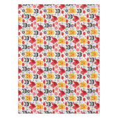 中国の幸運な猫、ドラゴンおよびパンダ テーブルクロス (正面)