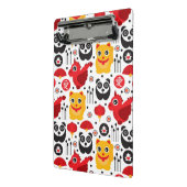 中国の幸運な猫、ドラゴンおよびパンダ ミニクリップボード (アングル2)