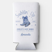 中国の意匠を取り入れたサドルがついた独身最後の夜の騒ぎ スリム缶クーラー (裏面)