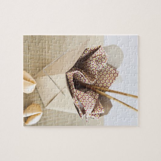 中国の持ち帰り用のクッキー ジグソーパズル (横)