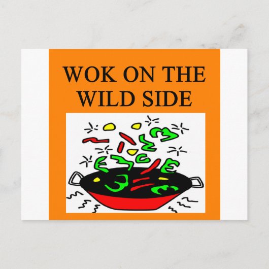 中国の料理 ポストカード (正面)