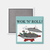 中国の料理 マグネット (正面/裏面)