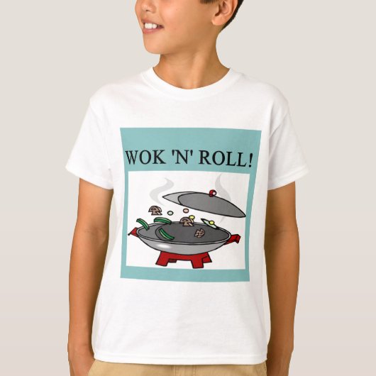 中国の料理 Tシャツ (正面)