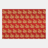 中国の新しい年 ラッピングペーパーシート (正面2)