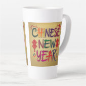 中国の新年の変化 カフェラテマグ (右アングル)
