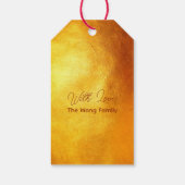 中国の新年緑ドラゴン2024折り紙GTAG1 ギフトタグ (裏面)