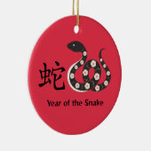 中国の新年 セラミックオーナメント (右)