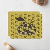 中国の新年 ノートカード (正面/裏面インサイチュ)