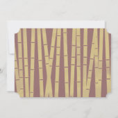 中国の新年 ラット バーガンディ フォト ホリデー カード (裏面)