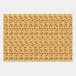 中国の新年 ラッピングペーパーシート