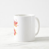 「中国の新年、新たな始まりを迎え入れる」 コーヒーマグカップ (正面右)