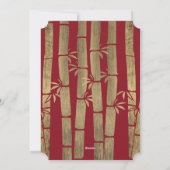 中国の新年 羊のグリーティングカード シーズンカード (裏面)