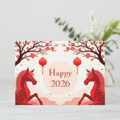 中国の新年 2026 シーズンカード (スタンド正面)