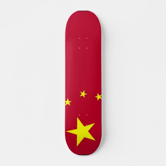 中国の旗スケートボード スケートボード (正面)