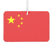 中国の旗 カーエアーフレッシュナー (裏面)