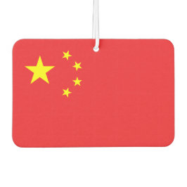中国の旗 カーエアーフレッシュナー