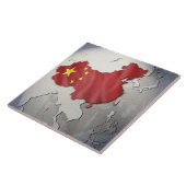 中国の旗 タイル (側面)