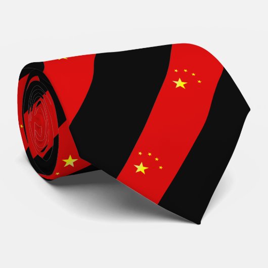中国の旗 ネクタイ (ロール)