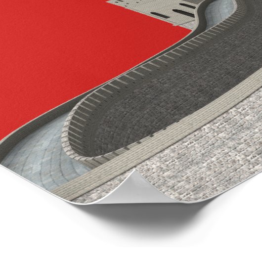 中国の旗 ポスター (角)