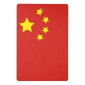 中国の旗 ミニクリップボード (裏面)