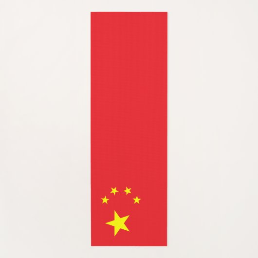 中国の旗 ヨガマット (正面)