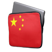 中国の旗 ラップトップスリーブ (正面左)